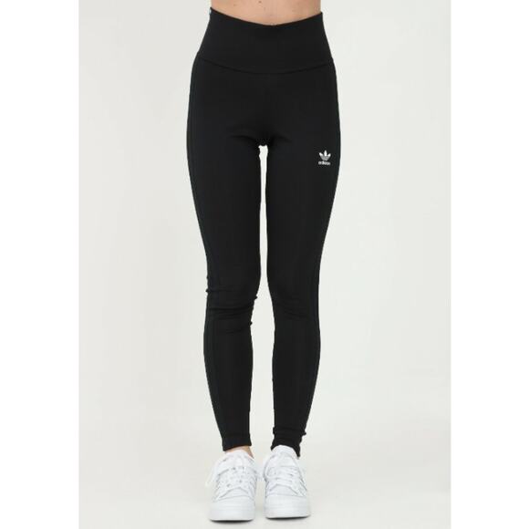 ADIDAS ORIGINALS Women's Adicolor Classics Tonal Leggings XS Black 3-Stripes NWT - Picture 1 of 12